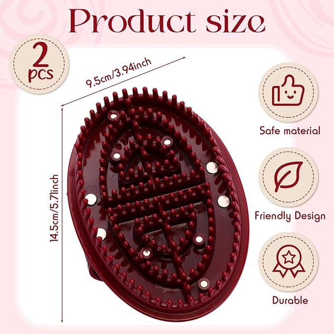2 Pcs Meridian Massage Brush Magnetic Full Body Meridian Brush Beauty Salon - Image 2