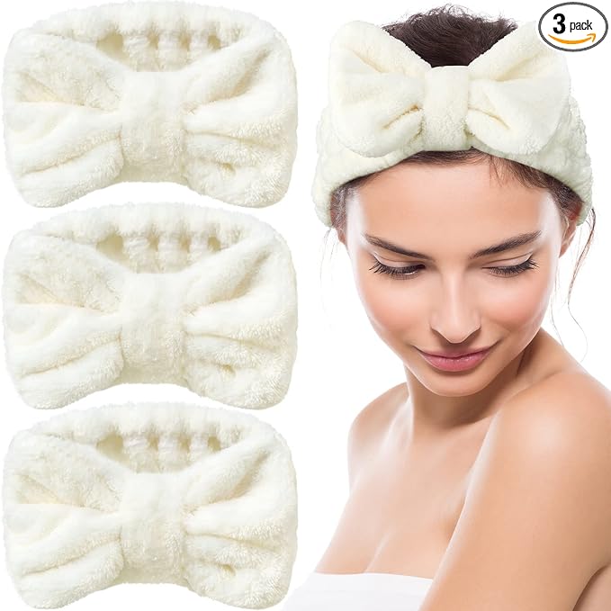 Hicarer 3 Pieces Towel Headbands by Hicarer