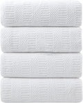 Ycosy 4 Pack Extra Large Microfiber Bath Towels Set, 35x70 inches, Less Lint by Ycosy
