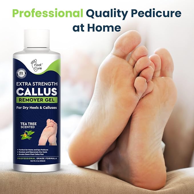 Callus Remover for Feet with Extra Strength Gel & Foot Pumice Stone Set - Image 7