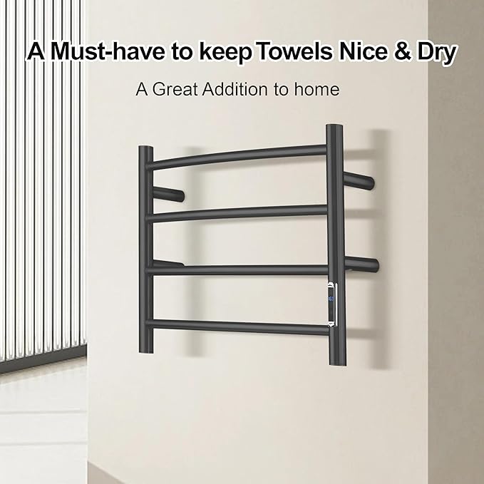 Electric Towel Warmer with Built-in Timer - Image 4