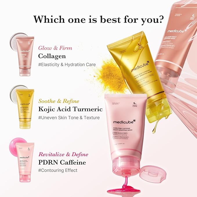 medicube Wrapping Mask PDRN Caffeine Overnight Peel Off Facial Mask | Firming - Image 6