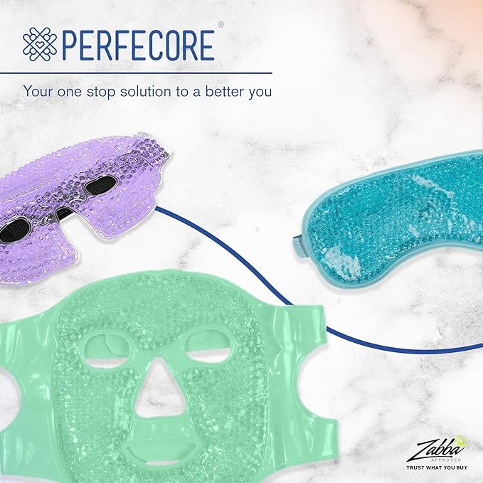 Eye Mask Get Rid of Puffy Eyes Migraine Relief, Travel Therapeutic Hot Cold - Image 9