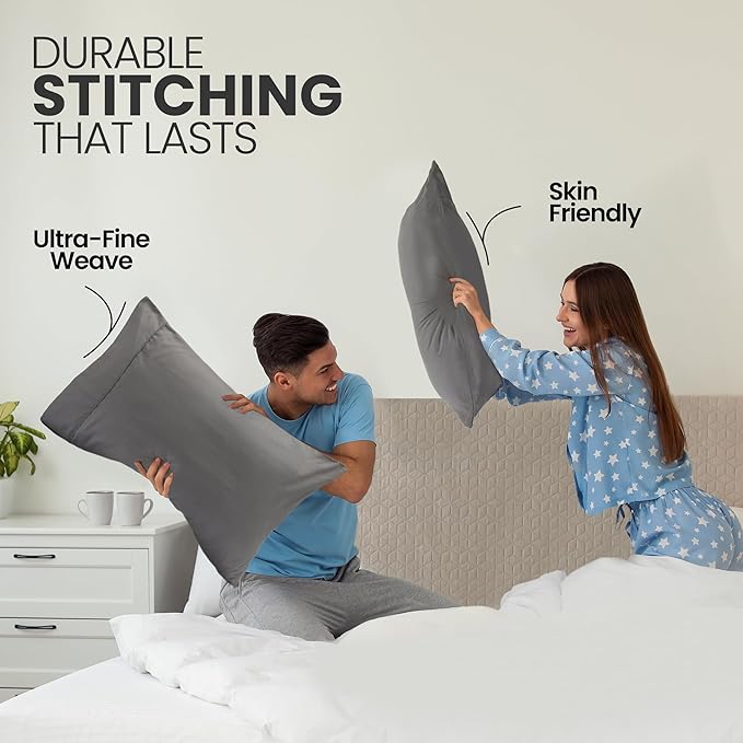 Utopia Bedding Pillow Cases Queen Size 2-Pack – Soft Brushed Microfiber – - Image 4