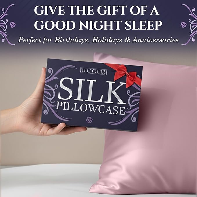 DECOLURE 100% Pure Mulberry Silk Pillow Case Standard Size – Highest Grade 30 - Image 7