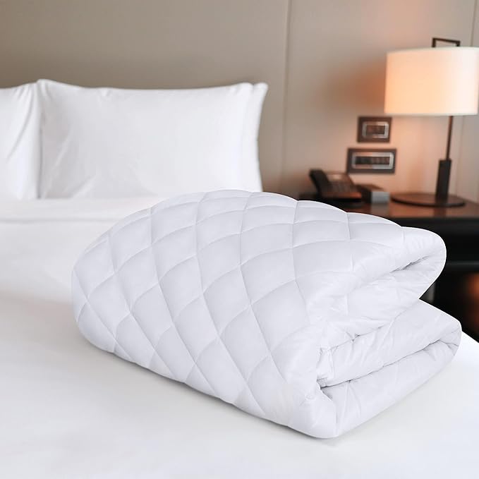 Utopia Bedding 2 Pack Quilted Fitted Mattress Pad, Twin Size, Elastic Fitted - Image 5