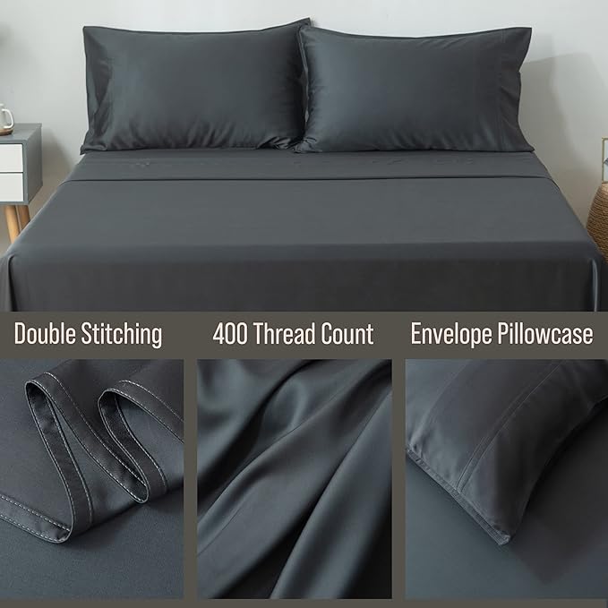 Bella Coterie | Luxury Bamboo Viscose Standard Size Pillowcase Set | 100% - Image 3