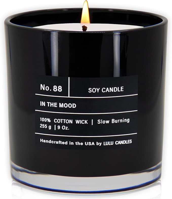 Lulu Candles | in The Mood | Luxury Scented Soy Jar Candle | Hand Poured in The by LULUCANDLES