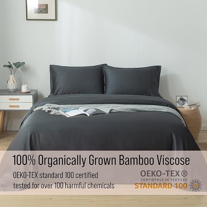 Bella Coterie | Luxury Bamboo Viscose Standard Size Pillowcase Set | 100% - Image 4