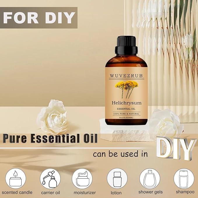Helichrysum Essential Oil, 60ML Pure and Natural - Image 3