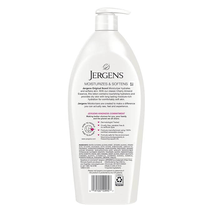 Jergens Original Scent Dry Skin Body Lotion, Hand and Body Moisturizer - Image 9