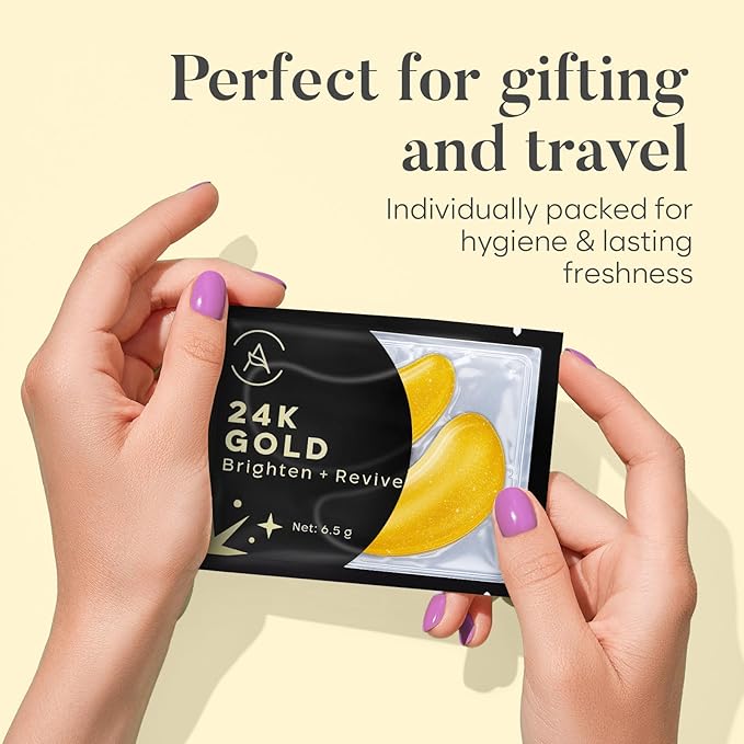 AURAE 24K Gold Under Eye Patches - Image 7