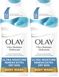 Olay Body Wash for Women, Ultra Moisture, For Extra Dry Skin, 24hr Moisturizing by Olay