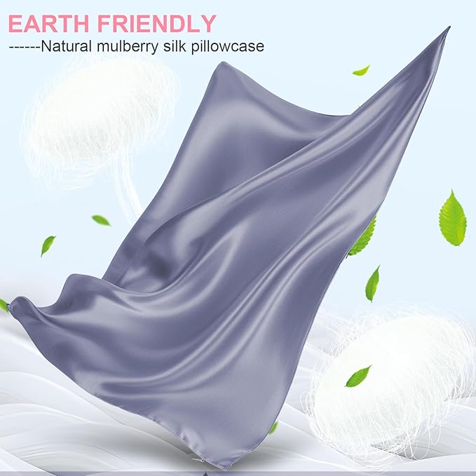 Silk Pillow Cases 2 Pack Queen Size - Image 2