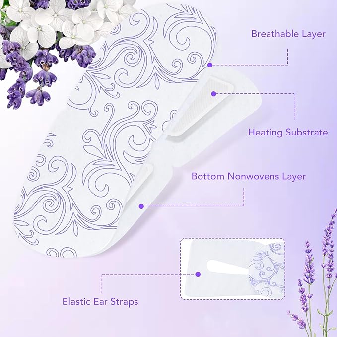 XPCARE 32 Pack Steam Eye Masks for Dry Eyes, SPA Warm Sleep Eye Mask, - Image 5