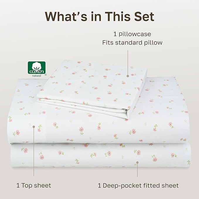 California Design Den Soft 100% Cotton Twin XL Bed Sheets Set, 400 Thread Count - Image 4