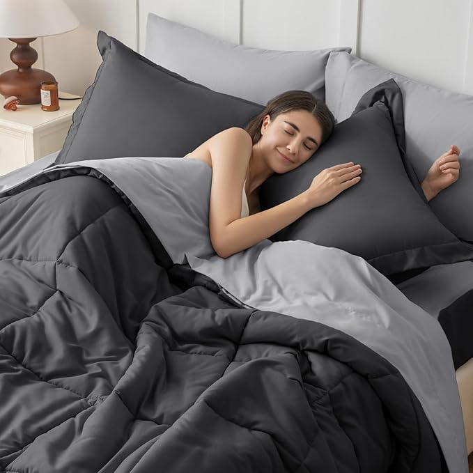JOLLYVOGUE Twin XL Comforter Set, Ultra-Soft Bed in a Bag Twin XL Size 5 Pieces - Image 7