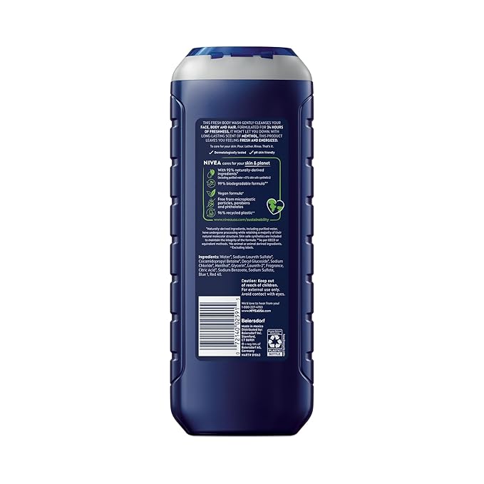 NIVEA MEN Fresh Wave Body Wash - Image 11