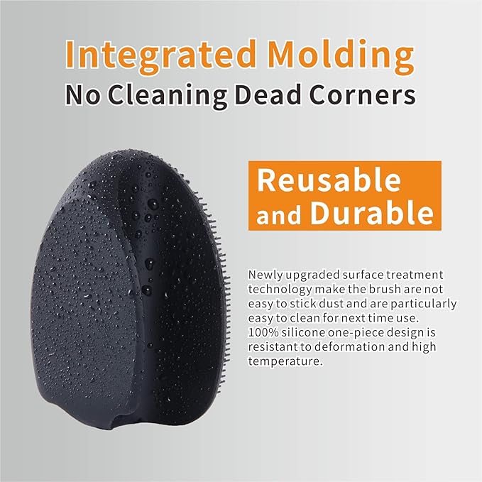 Silicone Face Scrubber, Soft Face Cleansing Brush, Face Pore Blackhead Remover - Image 6