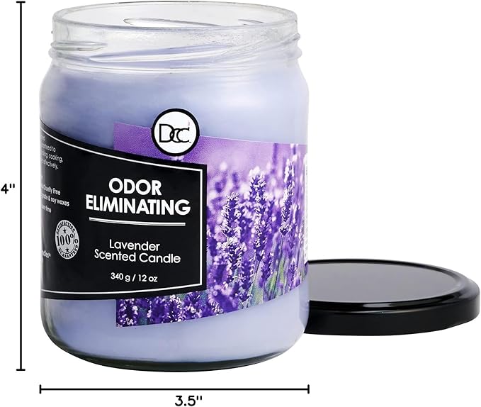 Lavender Odor Eliminating Highly Fragranced Candle - Image 9