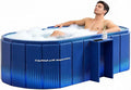 Portable Foldable Bathtub, Freestanding Bathtub No Installation, Bathroom SPA by HLCZLUZ