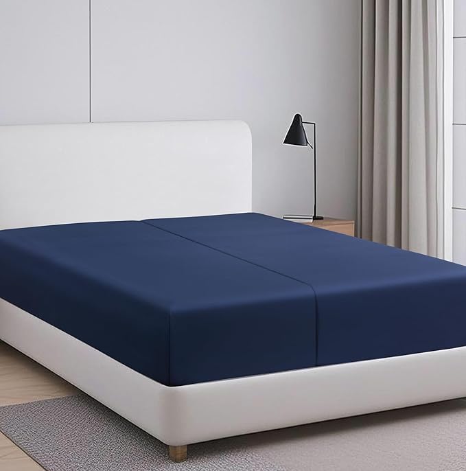 2-Pack 100% Egyptian Cotton Fitted Sheet TwinXL Size, 600 Thread Count Cotton - Image 2