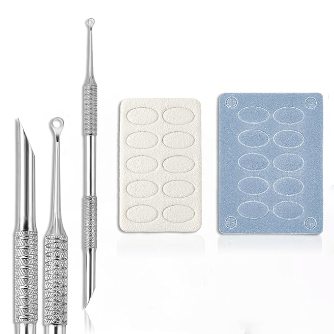 Pre-treatment Cuticle Pusher, Russian Prep Nail Pushers, Dual Ended Cuticle by HaimiLiyaHome