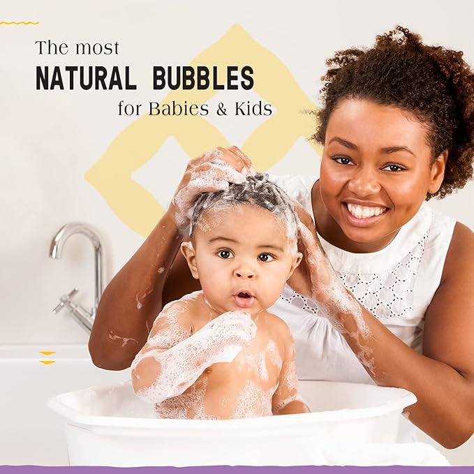 Alaffia Bubble Bath for Babies & Kids, Lemon Lavender 2-Pack – Long-Lasting - Image 3