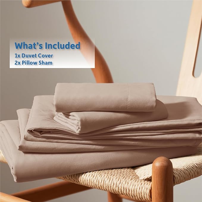 Nestl Khaki Duvet Cover King Size - Image 9