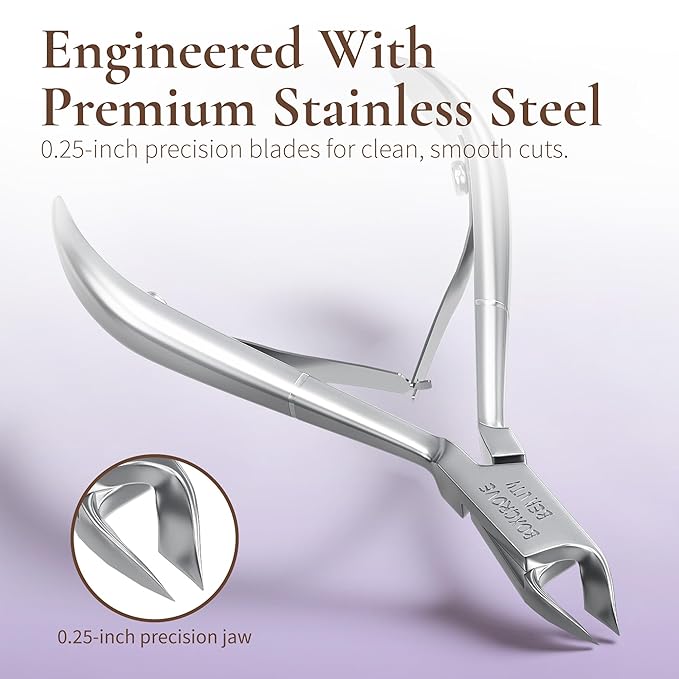 Professional Cuticle Cutter & Pusher Trimmer Manicure Tools - Image 2
