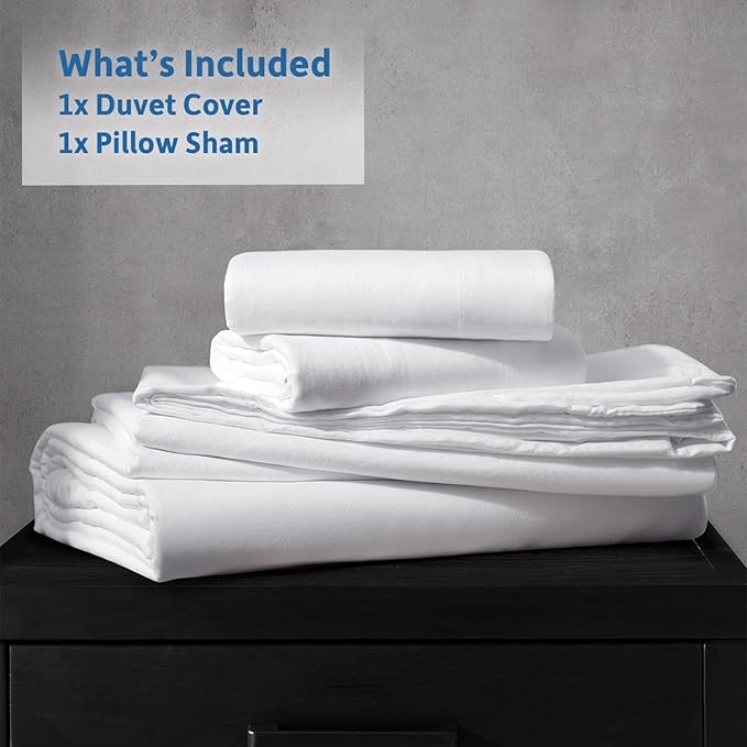 Nestl White Duvet Cover Full Size - Image 9