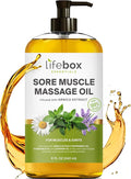 Arnica Sore Muscle Massage Oil – 100% Pure & Natural by Lifebox+Essentials