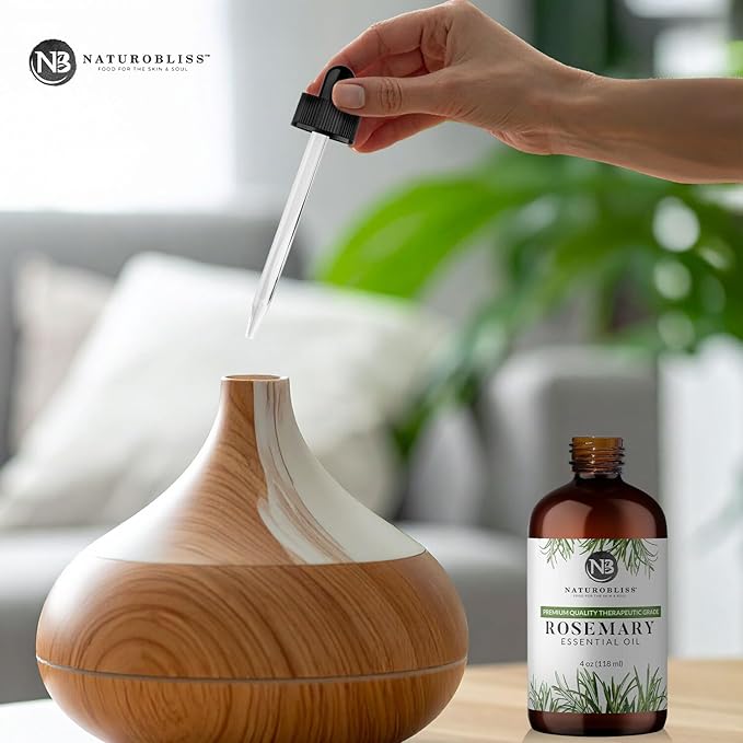 NaturoBliss 100% Pure Rosemary Essential Oil Therapeutic Grade Premium Quality - Image 7