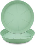 LWALRS Plant Saucer 14 Inch 2 Pack 6 8 10 12 14 16 18 20 25, Plastic Plant Trays by LWALRS