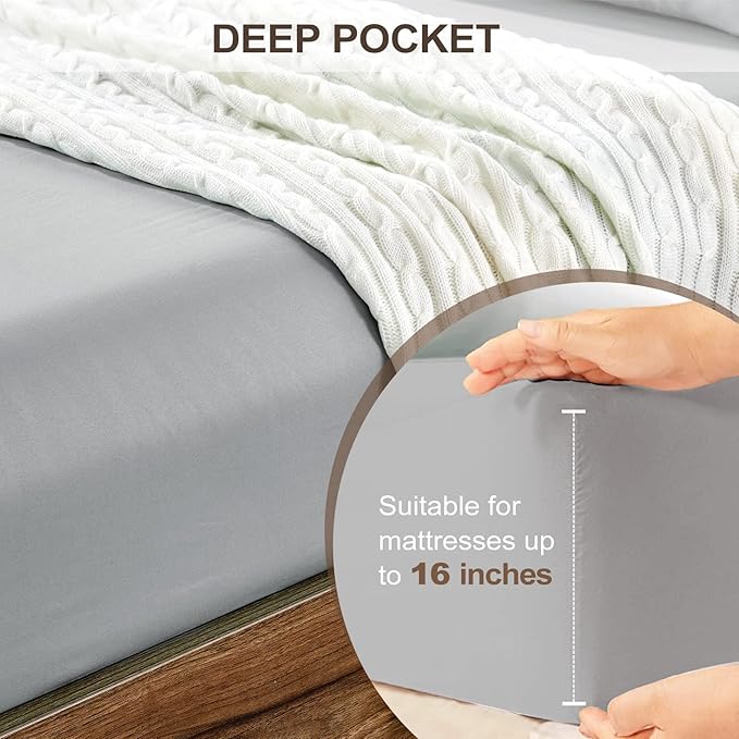 FreshCulture Twin XL Fitted Sheet Only - Image 4