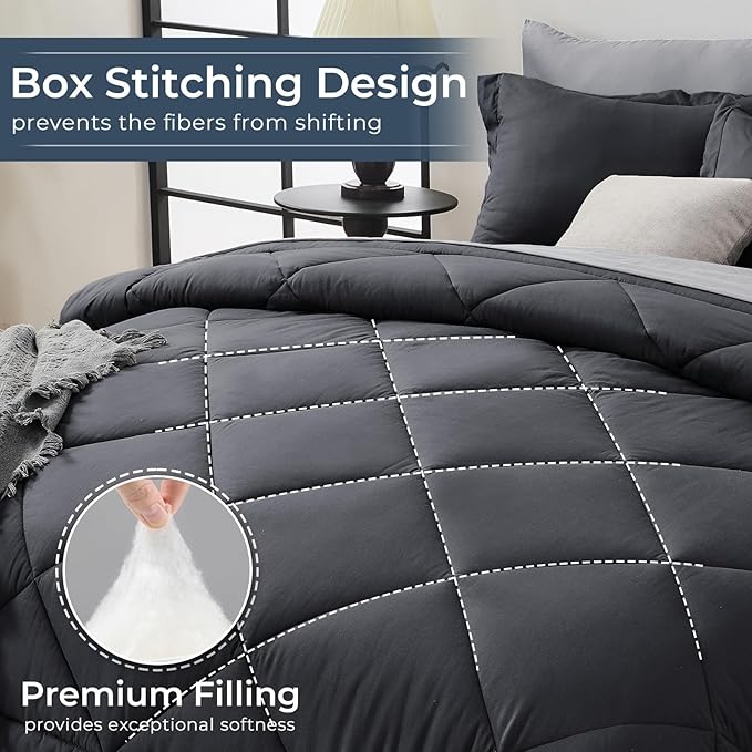 HEVUMYI Oversized Queen Comforter Set - Image 4