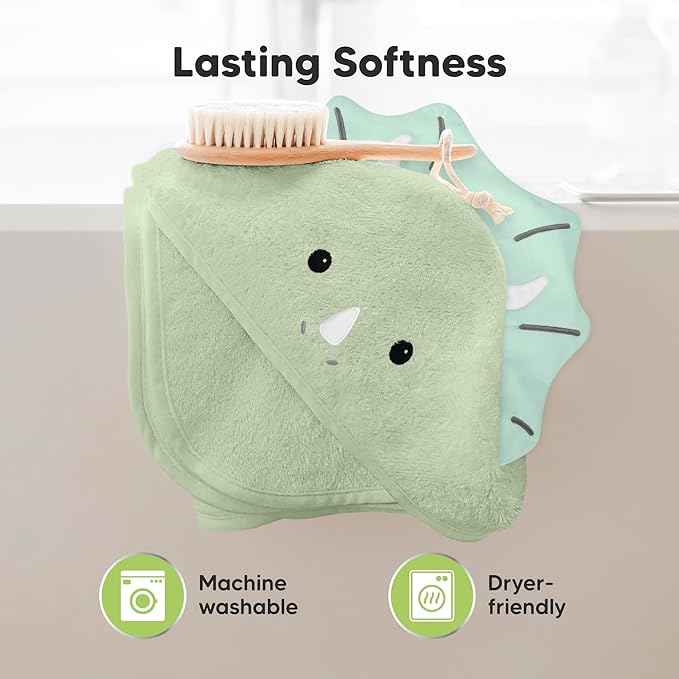 KeaBabies Hooded Baby Towel for Newborn - Image 6