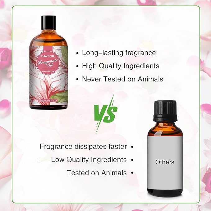 PHATOIL 3.38FL.OZ Japanese Magnolia Fragrance Oils - Image 5