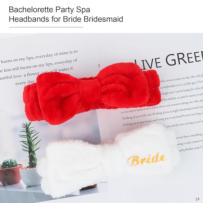 CIEHER Spa Headbands for Bachelorette Party Favors, Bachelorette Gifts for - Image 3