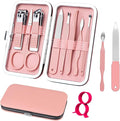 Manicure Set 8 in 1 Nail Clipper Set, Fingernail & Toenail Clippers, Manicure by RedFlow-official