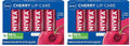NIVEA Cherry Lip Care, Ruby Tinted Lip Balm Pack by Nivea