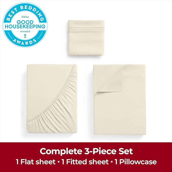 Mellanni Extra Deep Twin Sheets - Image 4