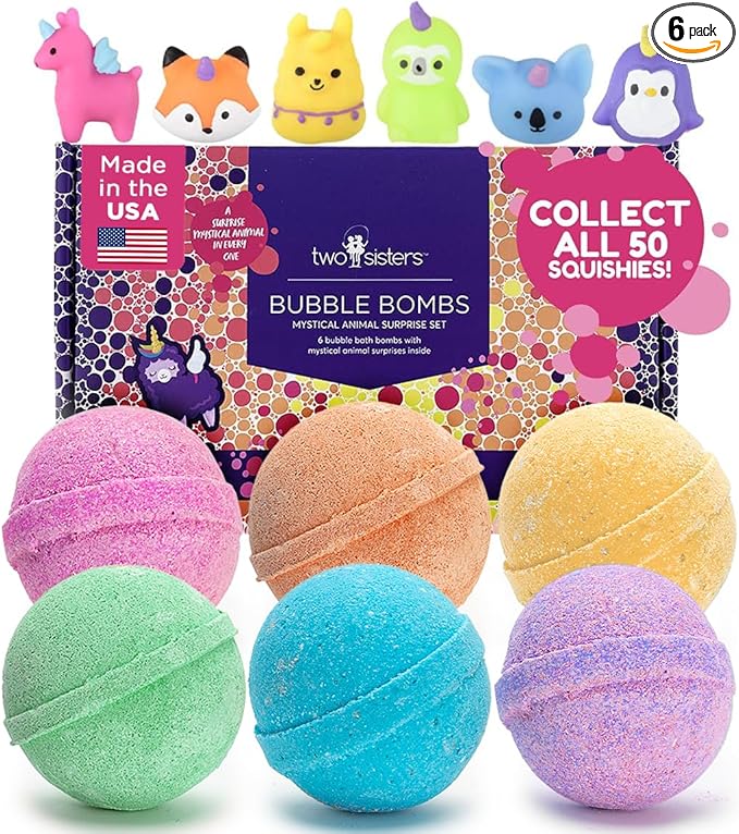 Mystical Bath Bombs for Girls and Boys by TwoSisters