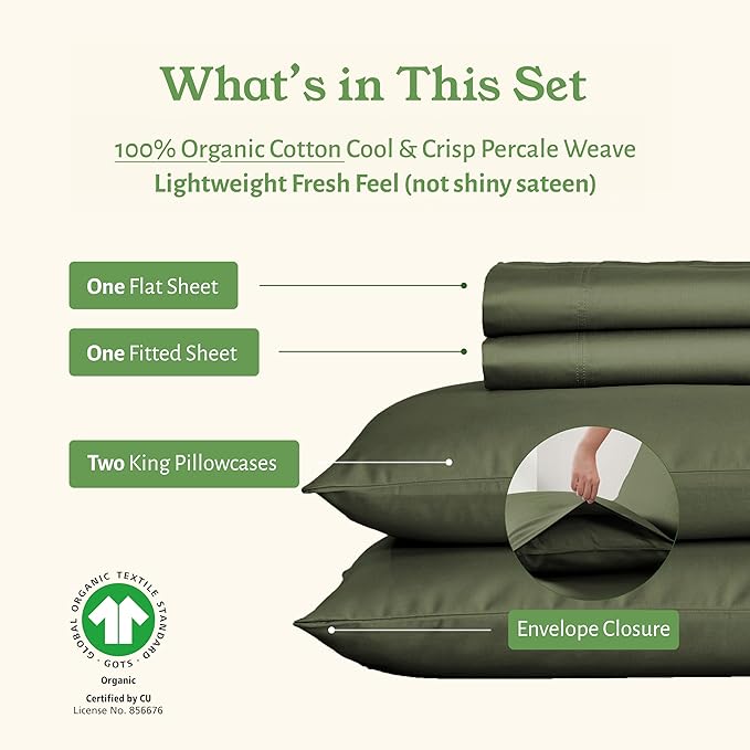 California Design Den Bedsheets King Size Bed Set - Image 4