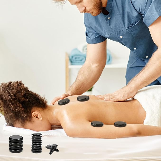 Hot Stones Massage Warmer Kit, Hot Rocks Basalt Massage Stones - Image 7
