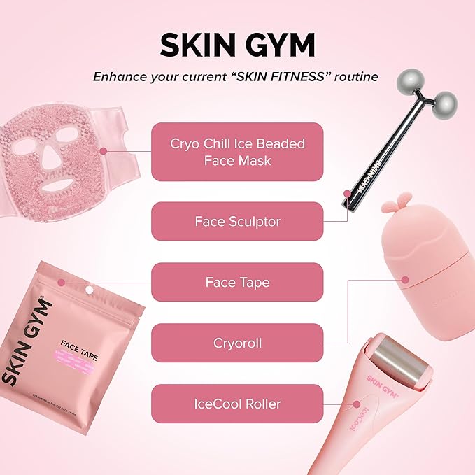 SKIN GYM Rose Quartz Sculpty Heart Gua Sha Tool, Heart-Shaped Facial Massage - Image 6