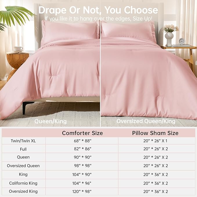 MUXHOMO California King Comforter Set, All Season Ultra Soft Down Alternative - Image 8