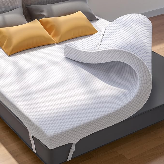 PERLECARE 3 Inch Mattress Topper King by PERLECARE-Becausewecare%E2%80%A6