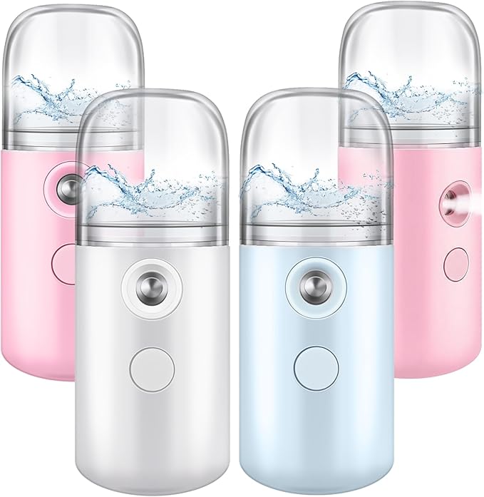 Mudder 4 Pcs Nano Facial Mister Handy Nano Mist Sprayer 30ml Visual Water Tank by Mudder