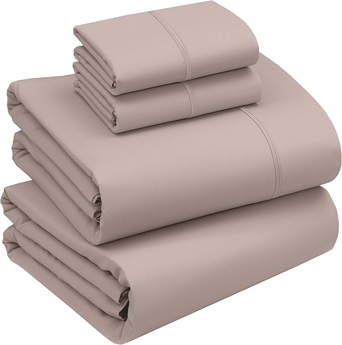 RUVANTI 100% Cotton Sheets – King Size Percale Bedding, Cooling & Breathable by Ruvanti